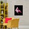 Stupell Industries Avian Contrast Flamingo Framed Giclee, design by James Corwin